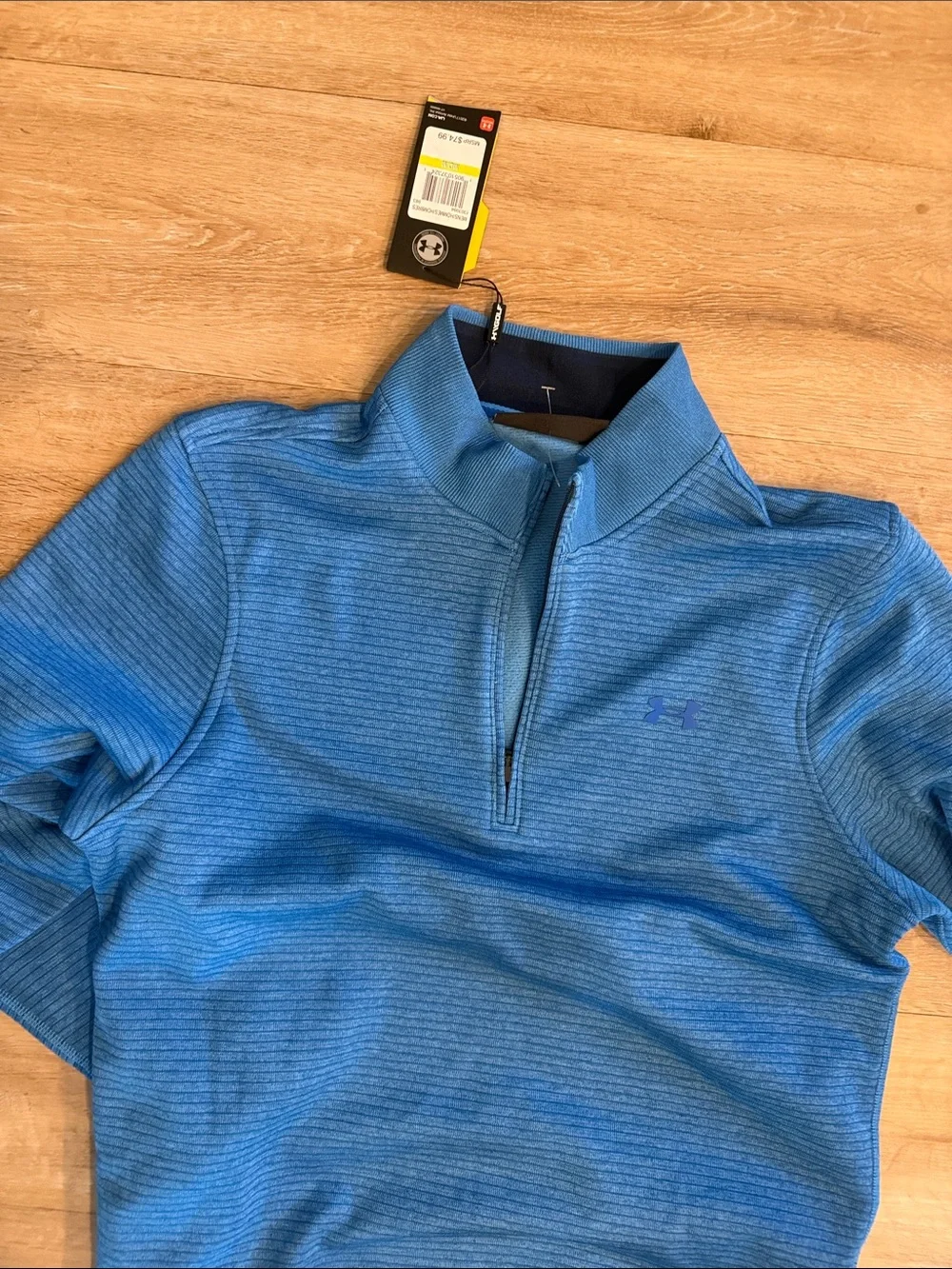 Men’s under armour golf halfzip nwt